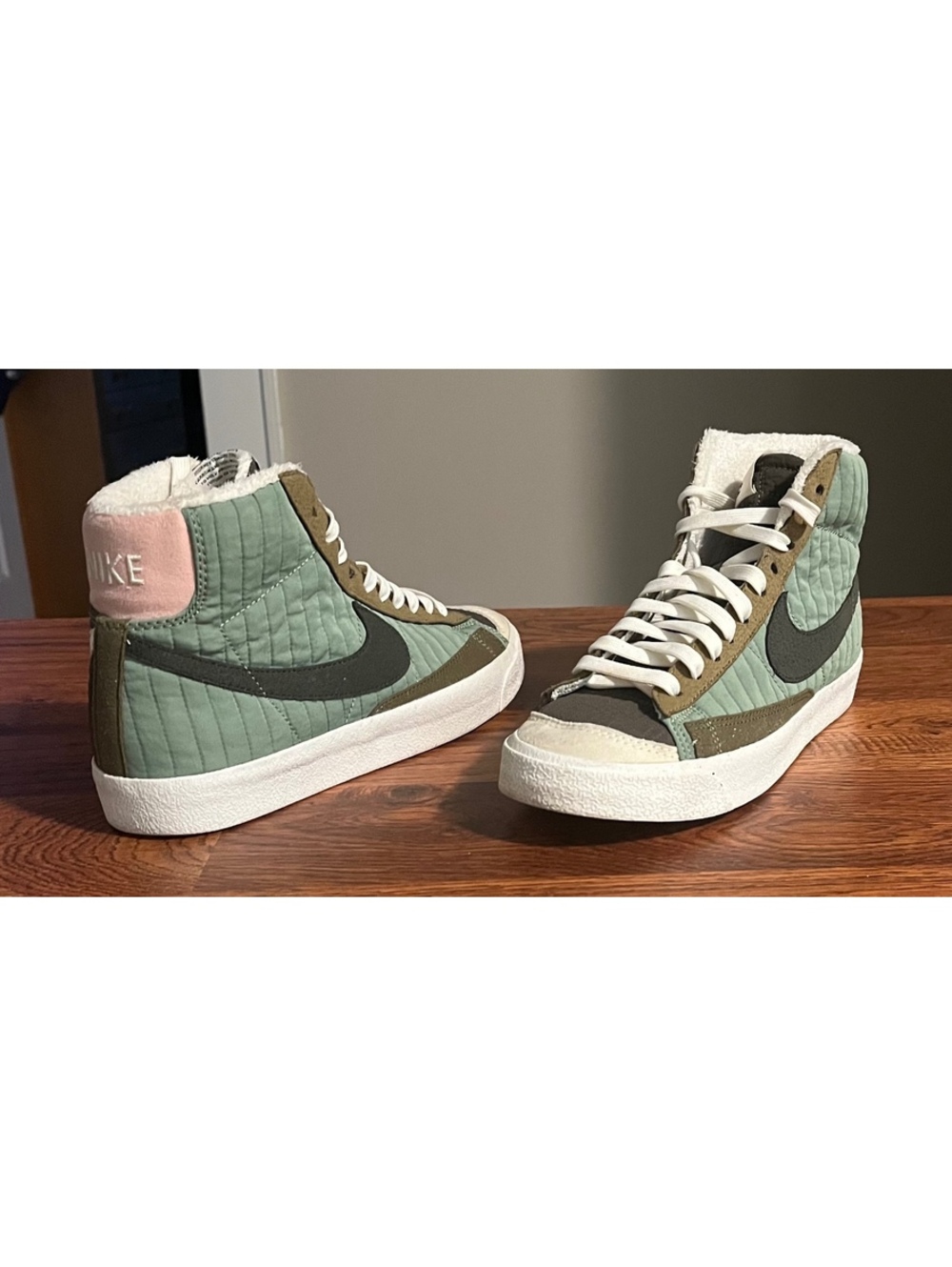 Nike Blazer Mid 77 Premium Toasty Sequoia Quilted Size 5.5Y